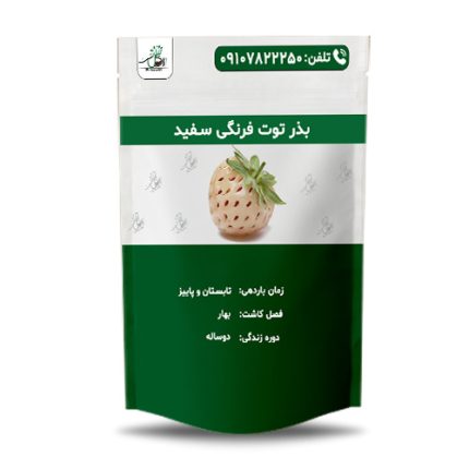 بذر توت فرنگی سفید